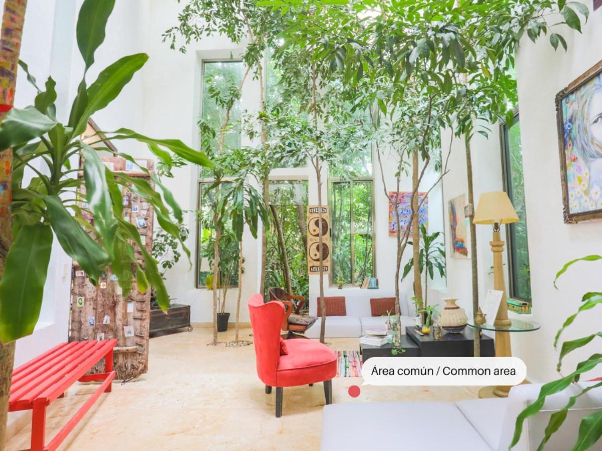 Guest House La Aldea Holistic Experience Cancún Exterior foto
