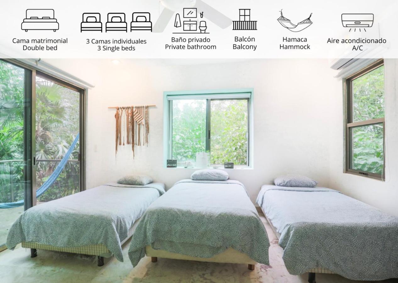 Guest House La Aldea Holistic Experience Cancún Exterior foto
