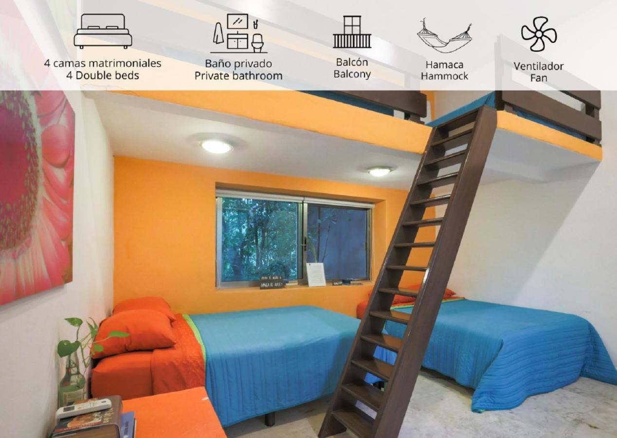 Guest House La Aldea Holistic Experience Cancún Exterior foto